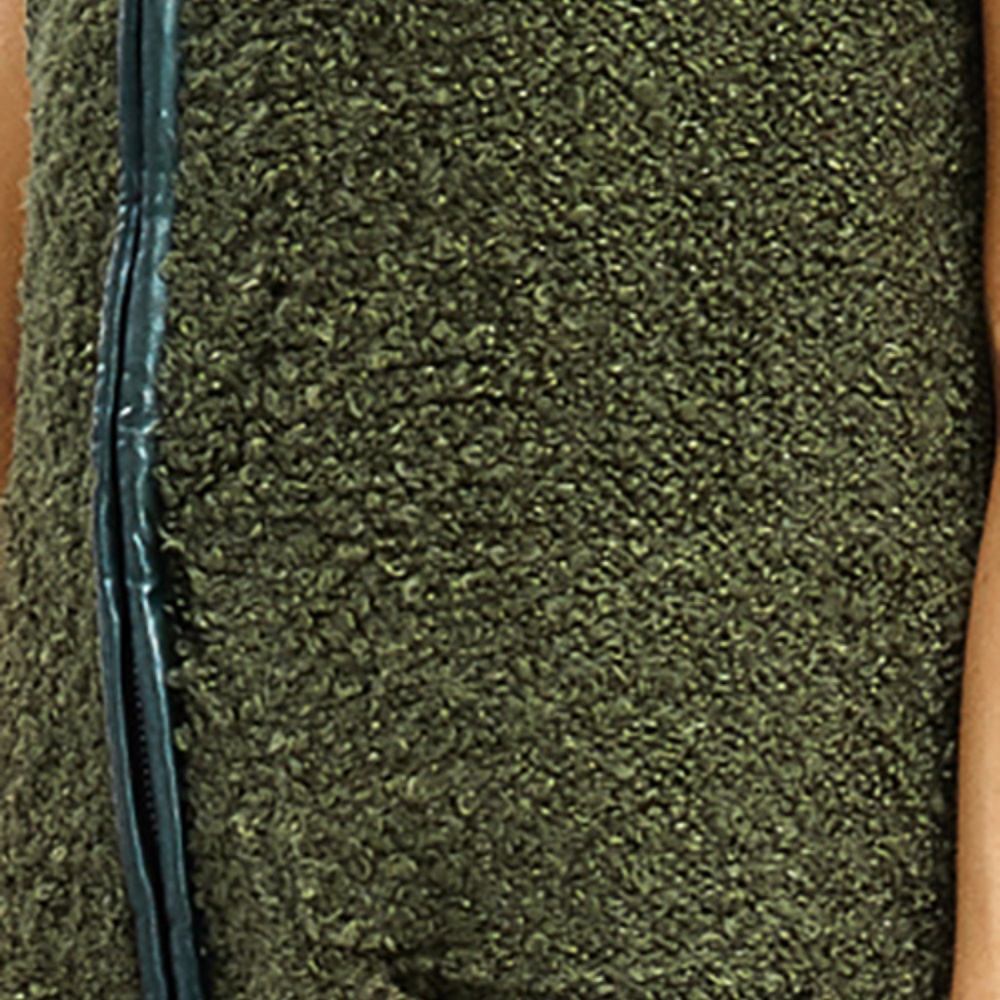 KERISMA HUNTER GREEN SWEATER HOODIE VEST - Picture 3 of 4